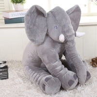 Soft Elephant Plush Toy – Stuffed Animal Pillow (12in/16in/24in) | Lusy Store GRAY