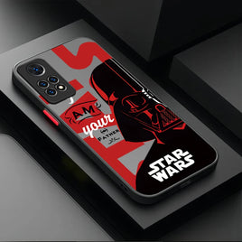 Luxury Stars W-Wars Case For Xiaomi Redmi Note 14 13 12 11 Pro Plus 5G 12S 11S 10S 10 9 Redmi 14C 13C 12C 12 4G A3 A3X PC Cover as picture