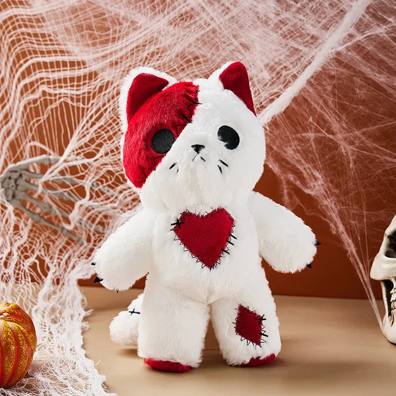 Lusy Store LLC Rabbit Bunny Plush Toy Stuffed Heart Long Eared Doll Throw Pillow Boy Girl Stuffed Plush Unhappy Cat Toys Plush