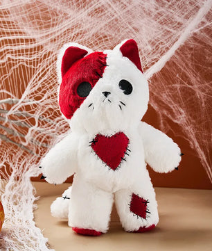 Lusy Store LLC Rabbit Bunny Plush Toy Stuffed Heart Long Eared Doll Throw Pillow Boy Girl Stuffed Plush Unhappy Cat Toys Plush