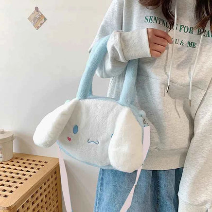 24 Styles Sanrio Plush Doll Kawaii Cinnamorol Plush Stuffed Backpack Girl's Cartoon Bag Gift Bag Girlfriend Child Birthday Gift 9 33X27X10cm