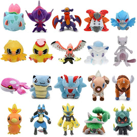 Lusy Store LLC Pokemon Plush Toys Ivysaur Poipole Volcarona Articuno Moltres Talonflame Torchic Lucario Zeraora Stuffed 20 Styles Plush
