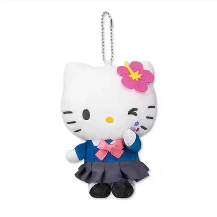 12cm Fashion Hello Kitty Cosplay Plush Toy Anime Stuffed Animals Keychains Small Pendant Backpack Hangings For Kids 5