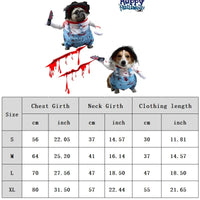 Funny Dog Clothes Sweatshirt Set Cosplay Big Suit Pet Clothes Party Costume Face Cloth Comical Outfits Halloween Dress Jumpsuit K