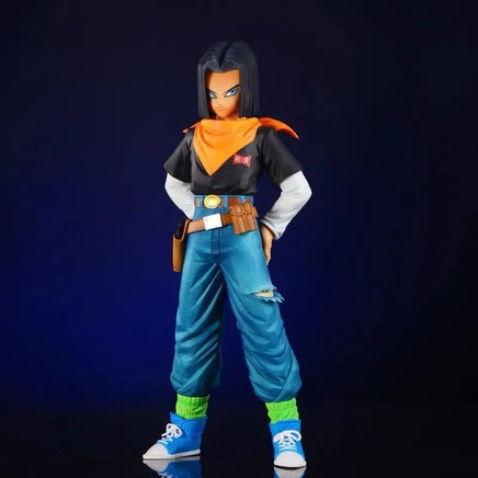 Lusy Store LLC Dragon Ball Z Android 17 18 PVC Action Figures Collection Model Toys for Children Gifts Action Figure