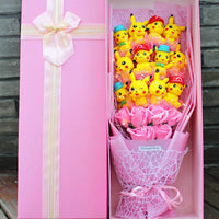 Pokemon Bouquet Pvc Doll Soap Flower Bouquet Kids Graduation Valentine's Day Gift 6