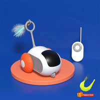 Smart Cat Toy 2 Modes Automatic Moving Remote Controlled Toy Car for Cats Dogs Interactive Playing Kitten Lusy Store