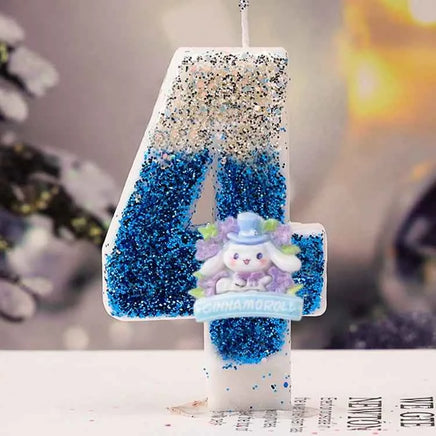 Cinnamoroll Creative Digital Candle (4x7.5cm) - Birthday Cake Decoration 4