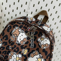 Hello Kitty Large Capacity Backpack New Cartoon Accessories Middle School Students Back To School Anime Printed School Bag