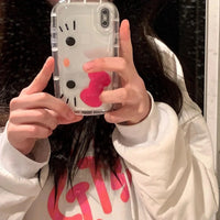 Sanrio Hello Kitty Phone Case For iPhone 16 15 14 13 12 11 Pro Max MINI Transparent Air Cushion Soft Case Anti drop Girl Y2K Lusy Store