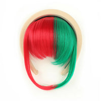 Front Hair Bangs Hair Synthetic Extensions With Magic Paste hair Bands Bangs Wigs Synthetic Wigs Headband for Halloween HL 6inches CHINA