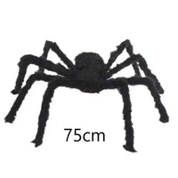 Halloween Decoration Prop Spider Horror Halloween Decoration Party Prop Outdoor Giant Spider Decoration 30-200cm Black Spider Approx 75cm