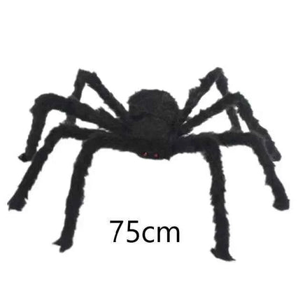 Halloween Decoration Prop Spider Horror Halloween Decoration Party Prop Outdoor Giant Spider Decoration 30-200cm Black Spider Approx 75cm