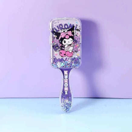Cartoon Sanrio Air Cushion Comb Kuromi Cinnamoroll MyMelody Anime Girl Kawaii Comb Cartoon Square Massage Comb Accessories style 7