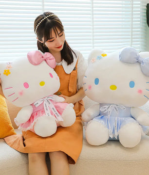 Lusy Store LLC Hello Kitty Plush Soft Stuffed Animal Girl Birthday Gift Home Decoratio Plush
