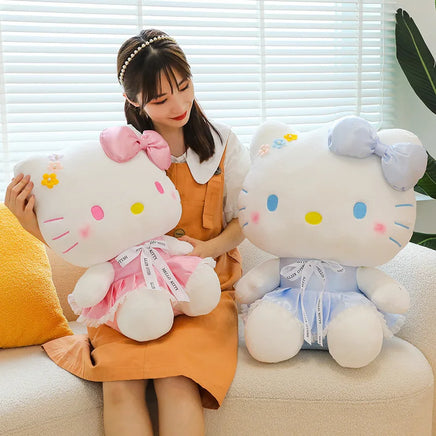 Lusy Store LLC Hello Kitty Plush Soft Stuffed Animal Girl Birthday Gift Home Decoratio Plush