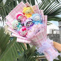 Kuromi My Melody Hello Kitty Cinnamoroll Plush Bouquet Valentine's Day Christmas Graduation Holiday Gift Sanrio Bouquet-3
