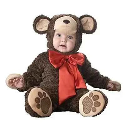 2024 New Arrival High Quality Baby Boys Girls Halloween Dinosaur Costume Romper Kids Clothing Set Toddler Co-splay Triceratops Beige
