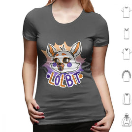 Lolbit T Shirt Cotton Men Women DIY Print Fnaf Lolbit Game Horror Five Nights At Video Game Fnaf Lolbit Animatronic Cute W-Tee-Deep Heather