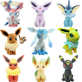 Pokemon Plush Eevee Sylveon Espeon Stuffed Peluche Kids Toy Gifts