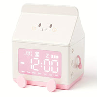 2025 Milk Box Digital Alarm Clock - Cute LED Date Display with Countdown, Multifunctional Bedside Table Clock for Home Office Lusy Store