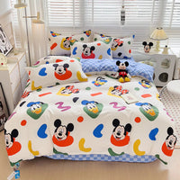 Disneys Cartoon Bed Sheets Set Stichs Mickeys Bedding Set Toys Story Duvet Cover Pillowcase Donalds Bed Sets Queen King Size 7