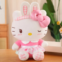 Hello Kitty Plush Anime Kuromi Stuffed Xmas Gifts For Girls Kawaii My Melody Plush Dolls kt tuzi 20cm 8inch