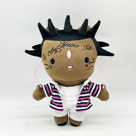 Lusy Store LLC Hello Kitty as Uzi Plush Doll Plushies Stuffed Toys Lovely Kids Boys Girls Christmas Gifts Plush Toys