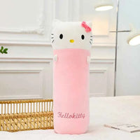 Sanrio Cylindrical Long Pillow Cinnamoroll My Melody Lovely Soft Plush Bed With Cylindrical Pillow Children's Soothing Toy Gifts KT 60cm