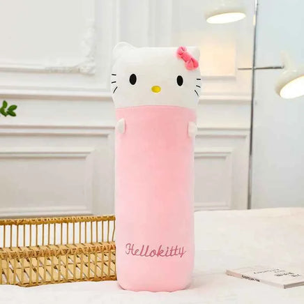 Sanrio Cylindrical Long Pillow Cinnamoroll My Melody Lovely Soft Plush Bed With Cylindrical Pillow Children's Soothing Toy Gifts KT 60cm