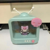 Hello Kitty Night Lamp Cute TV Channel Series Emit Light Ornament Bedroom Night Lamp New Personality Originality Modeling Lamp 2
