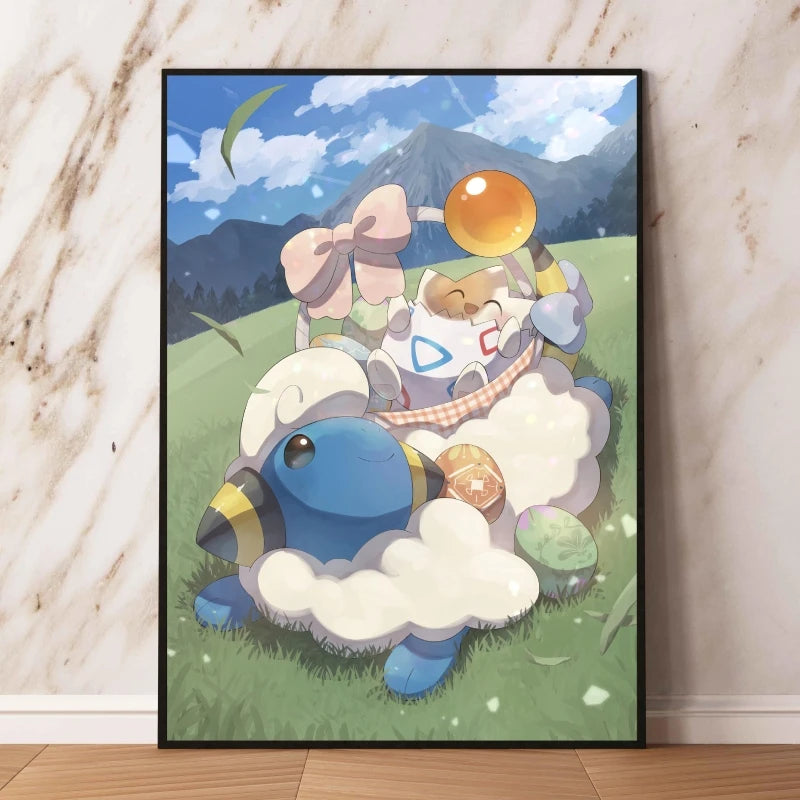 pokemon-canvas-prints-wall-art-home-classic-childrens-bedroom-decor-gifts-kid-action-figures-modular-painting-cartoon-character-22