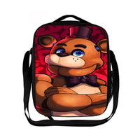 Game F-five N-nights at F-freddy's Child School Backpack with Lunch Bags ,Pencil Bags ,School Bags for Boys Girls XHOO3-CB-0101-A4