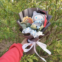Graduation Bouquet Hello Kitty Kuromi Plush Doll Toy Woman Valentine's Day Gift Cinnamoroll -5
