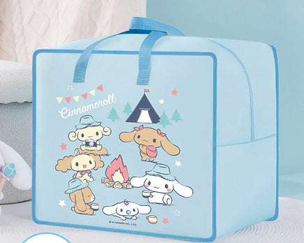 Hello Kitty Quilt Storage Bag Large Capacity Sanrio Kuromi Children's Cartoon Kindergarten Handheld Quilt Bags Moving Bags Lusy Store