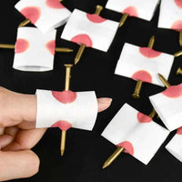 5/10Pcs Fake Nail Through Finger With Blood Bandage Fool Toy Halloween Prank Magic Prop Joke Magic Funny Gadgets Magic Trick Toy