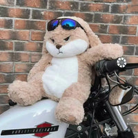 Lusy Store LLC Large Size Angry Rabbit Plush Toy Cute Animal Plushie Doll Kawaii Stuffed Soft Toys Model Room Decor Birthday Gifts Plush