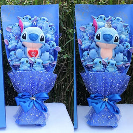Lusy Store LLC Stitch Flower Bouquet Lilo Stitch Plush Toy Bouquet Gift Bouquet