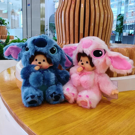 Lusy Store LLC Monchhichi Animal Transformation Stitch Doll Winnie The Pooh Cute Plush Toy Gift Stuffed Animal