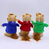 Lusy Store LLC Alvin and the Chipmunks Plush Toy Set &ndash; Soft &amp; Fluffy Stuffed Animals &ndash; 8in (20cm) &ndash; Lusy Store Stuffed Animal