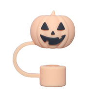 1-19pcs Cartoon 3D Halloween Series Stanley Straw Covers Reusable 10mm Straw Topper Compatible With Dust-Proof Straw Tips Lid 1pcs-06 CHINA
