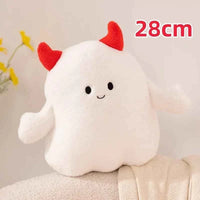 18~30cm Kawaii Halloween Pumpkin Ghost Plush Toy Plushie Soft Plant Stuffed Doll Holidays Props Decorative Throw Pillow for Kids devil ghost 28cm 11cm-30cm