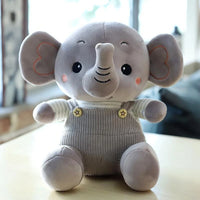 Elephant Plush Toy – Soft & Huggable Stuffed Animal 9.45in | Lusy Store Gray 9.45"