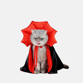 Pet Halloween Costumes Cosplay Vampire Cloak For Small Dog Cat Kitten Puppy Dress Kawaii Pet Clothes Cat Accessoties Gift