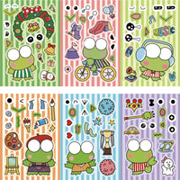Cute Sanrio Kero Kero Keroppi Anime Puzzle Sticker for Kids