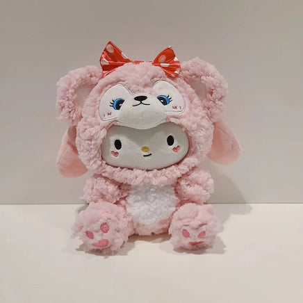 20cm Cinnamoroll Cosplasy Stitch Plush Toys Disney Stuffed Animal Dolls Soft Anime Toy Plush Pillow Appease Toys Gift For Girls pink