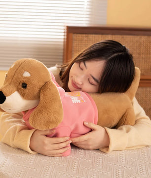 Lusy Store LLC Cute Simulation Dog Dachshund Soft Plush Toys Stuffed Animals Doll Pet Cartoon Puppy Pillow Children Birthday Gift Plush