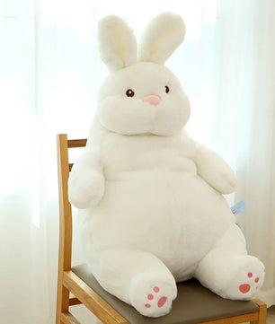 Lusy Store LLC Giant Lazy Rabbit Dolls Soft Plush Cute White Bunny Animal Toys Baby Sleep Pillows Cushion Gifts Plush