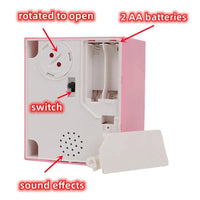 Kitty Cat Piggy Bank Action Figure Anime Cartoon Stealing Coins Kid Pink Cute Piggy Bank Money Safe Birthday Children's Gifts