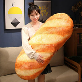 Lusy Store LLC French Bread Plush Pillow Stuffed Food Plushie Party Prop Decor Sleeping Companion Man Gift Plush
